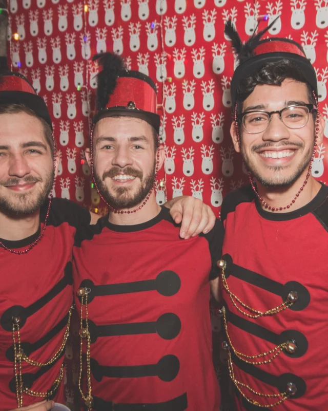 Nonsense Holiday Dance Party Spectacular 2019 at The Basement! Friday December 20, 2019. Santa! Krampus! Kimber! ALL OF THE LIGHTS! Photo by Oh Snap!