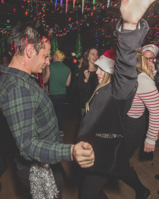 Nonsense Holiday Dance Party Spectacular 2019 at The Basement! Friday December 20, 2019. Santa! Krampus! Kimber! ALL OF THE LIGHTS! Photo by Oh Snap!