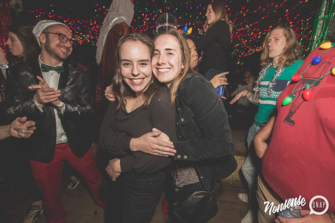 Nonsense Holiday Dance Party Spectacular 2019 at The Basement! Friday December 20, 2019. Santa! Krampus! Kimber! ALL OF THE LIGHTS! Photo by Oh Snap!