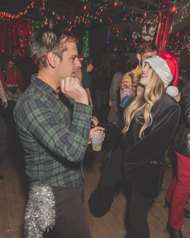 Nonsense Holiday Dance Party Spectacular 2019 at The Basement! Friday December 20, 2019. Santa! Krampus! Kimber! ALL OF THE LIGHTS! Photo by Oh Snap!