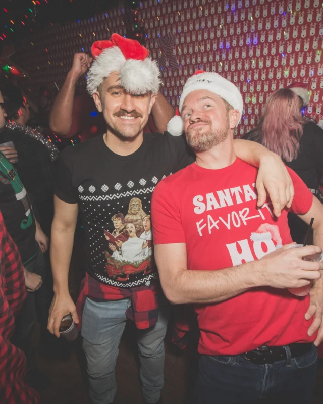 Nonsense Holiday Dance Party Spectacular 2019 at The Basement! Friday December 20, 2019. Santa! Krampus! Kimber! ALL OF THE LIGHTS! Photo by Oh Snap!