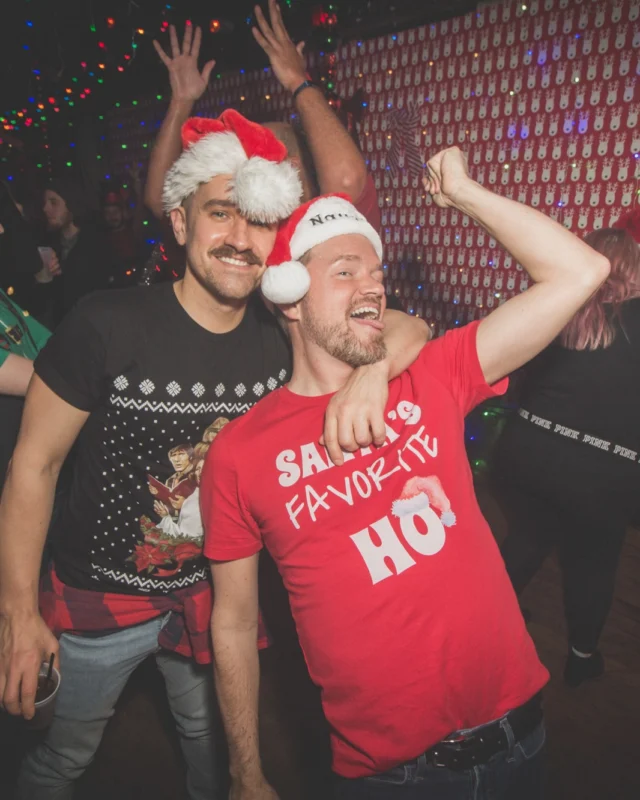 Nonsense Holiday Dance Party Spectacular 2019 at The Basement! Friday December 20, 2019. Santa! Krampus! Kimber! ALL OF THE LIGHTS! Photo by Oh Snap!