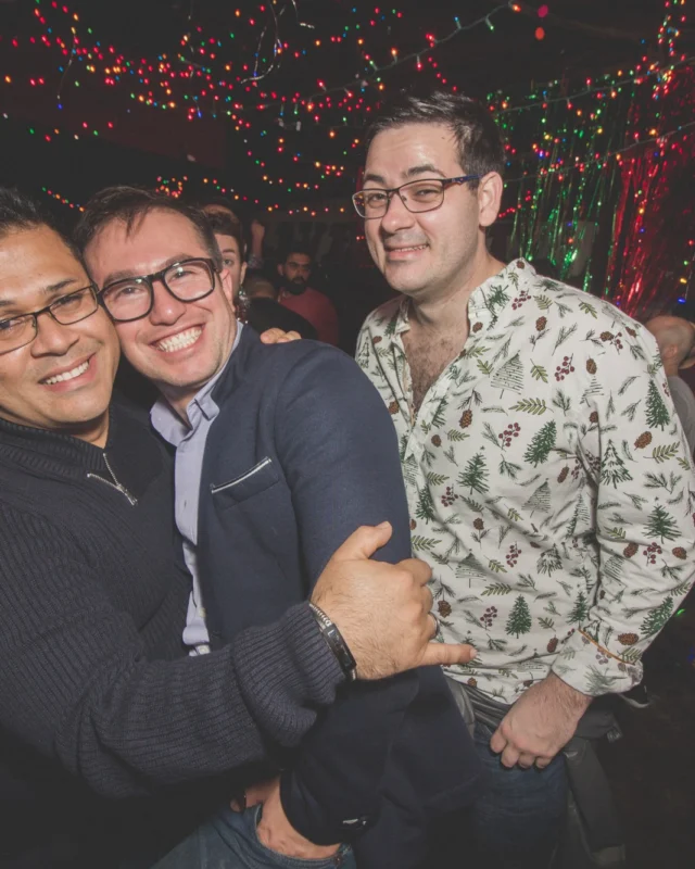 Nonsense Holiday Dance Party Spectacular 2019 at The Basement! Friday December 20, 2019. Santa! Krampus! Kimber! ALL OF THE LIGHTS! Photo by Oh Snap!