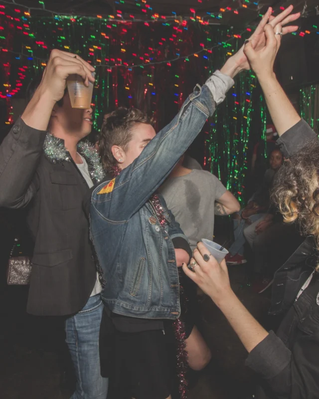 Nonsense Holiday Dance Party Spectacular 2019 at The Basement! Friday December 20, 2019. Santa! Krampus! Kimber! ALL OF THE LIGHTS! Photo by Oh Snap!