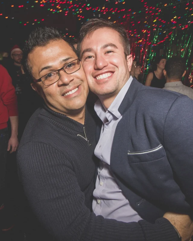 Nonsense Holiday Dance Party Spectacular 2019 at The Basement! Friday December 20, 2019. Santa! Krampus! Kimber! ALL OF THE LIGHTS! Photo by Oh Snap!