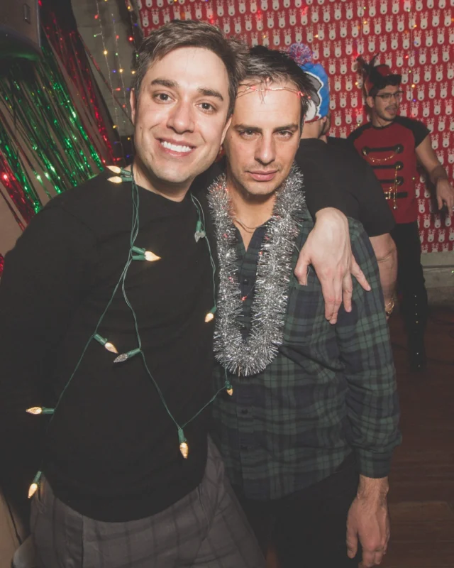 Nonsense Holiday Dance Party Spectacular 2019 at The Basement! Friday December 20, 2019. Santa! Krampus! Kimber! ALL OF THE LIGHTS! Photo by Oh Snap!