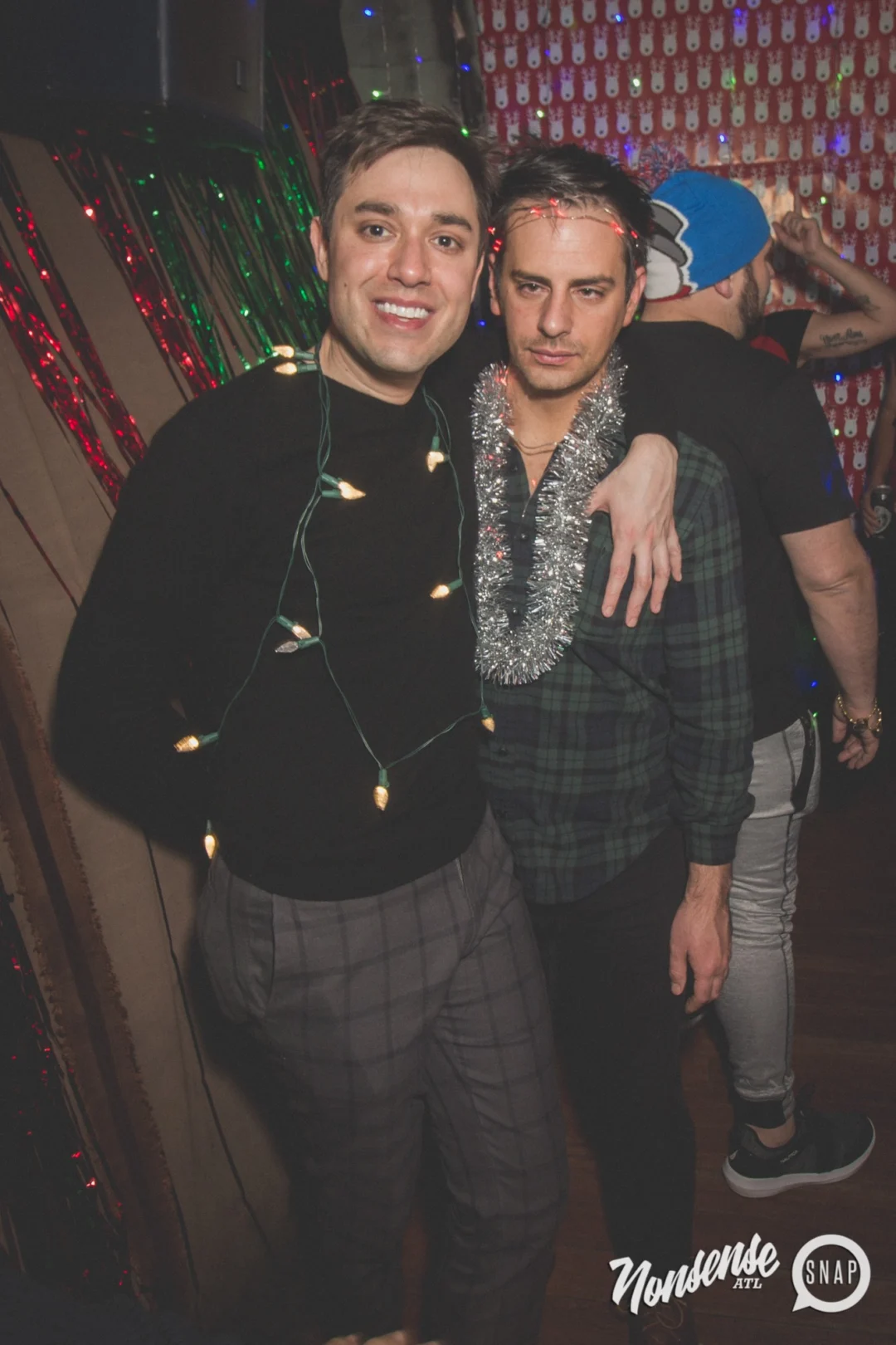 Nonsense Holiday Dance Party Spectacular 2019 at The Basement! Friday December 20, 2019. Santa! Krampus! Kimber! ALL OF THE LIGHTS! Photo by Oh Snap!