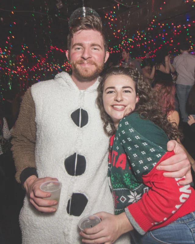 Nonsense Holiday Dance Party Spectacular 2019 at The Basement! Friday December 20, 2019. Santa! Krampus! Kimber! ALL OF THE LIGHTS! Photo by Oh Snap!