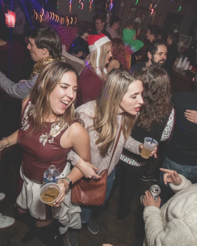 Nonsense Holiday Dance Party Spectacular 2019 at The Basement! Friday December 20, 2019. Santa! Krampus! Kimber! ALL OF THE LIGHTS! Photo by Oh Snap!