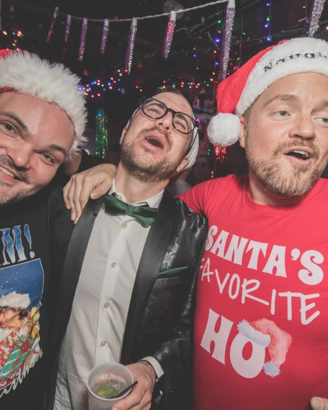 Nonsense Holiday Dance Party Spectacular 2019 at The Basement! Friday December 20, 2019. Santa! Krampus! Kimber! ALL OF THE LIGHTS! Photo by Oh Snap!