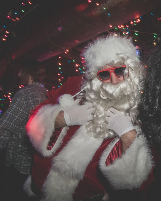 Nonsense Holiday Dance Party Spectacular 2019 at The Basement! Friday December 20, 2019. Santa! Krampus! Kimber! ALL OF THE LIGHTS! Photo by Oh Snap!