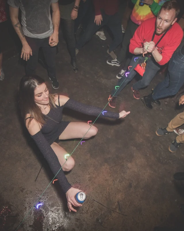 Nonsense Holiday Dance Party Spectacular 2019 at The Basement! Friday December 20, 2019. Santa! Krampus! Kimber! ALL OF THE LIGHTS! Photo by Oh Snap!