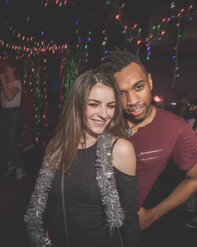Nonsense Holiday Dance Party Spectacular 2019 at The Basement! Friday December 20, 2019. Santa! Krampus! Kimber! ALL OF THE LIGHTS! Photo by Oh Snap!