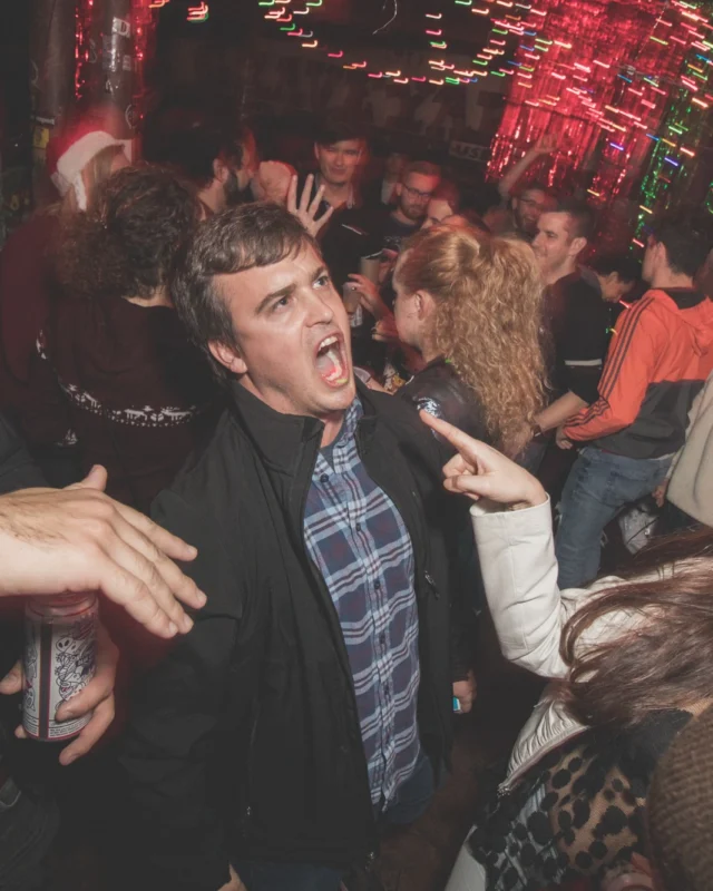 Nonsense Holiday Dance Party Spectacular 2019 at The Basement! Friday December 20, 2019. Santa! Krampus! Kimber! ALL OF THE LIGHTS! Photo by Oh Snap!