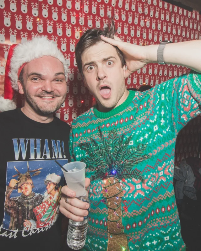 Nonsense Holiday Dance Party Spectacular 2019 at The Basement! Friday December 20, 2019. Santa! Krampus! Kimber! ALL OF THE LIGHTS! Photo by Oh Snap!