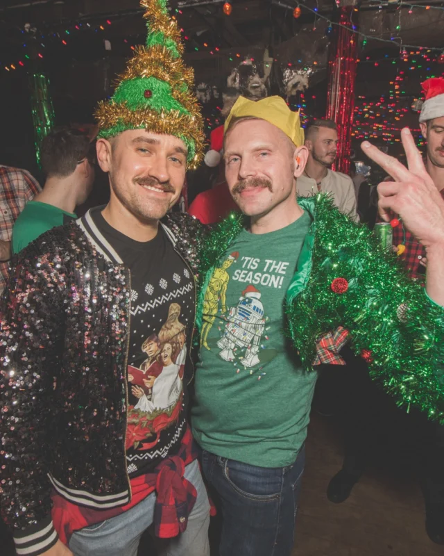 Nonsense Holiday Dance Party Spectacular 2019 at The Basement! Friday December 20, 2019. Santa! Krampus! Kimber! ALL OF THE LIGHTS! Photo by Oh Snap!