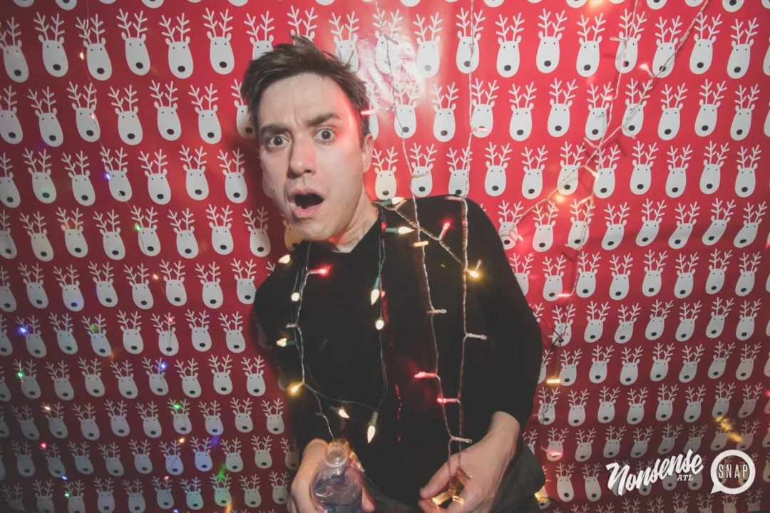Nonsense Holiday Dance Party Spectacular 2019 at The Basement! Friday December 20, 2019. Santa! Krampus! Kimber! ALL OF THE LIGHTS! Photo by Oh Snap!