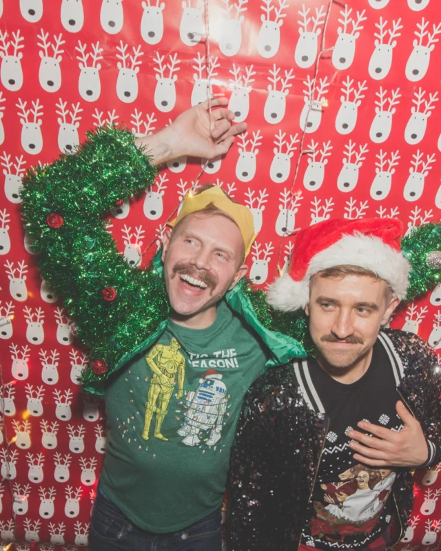 Nonsense Holiday Dance Party Spectacular 2019 at The Basement! Friday December 20, 2019. Santa! Krampus! Kimber! ALL OF THE LIGHTS! Photo by Oh Snap!