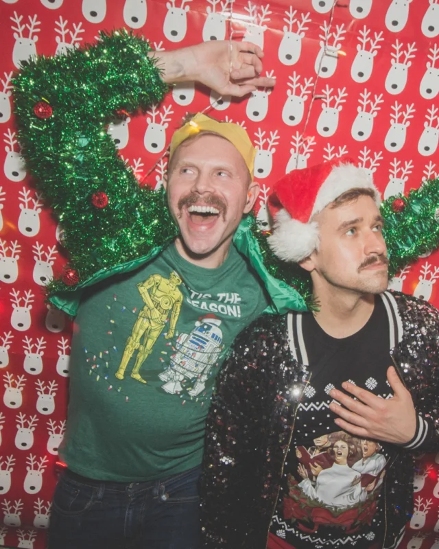 Nonsense Holiday Dance Party Spectacular 2019 at The Basement! Friday December 20, 2019. Santa! Krampus! Kimber! ALL OF THE LIGHTS! Photo by Oh Snap!
