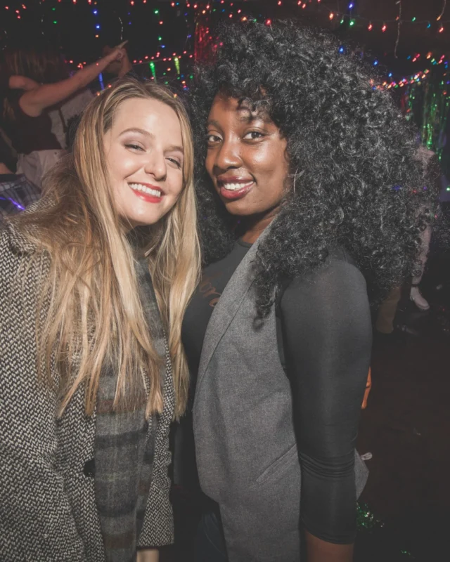 Nonsense Holiday Dance Party Spectacular 2019 at The Basement! Friday December 20, 2019. Santa! Krampus! Kimber! ALL OF THE LIGHTS! Photo by Oh Snap!