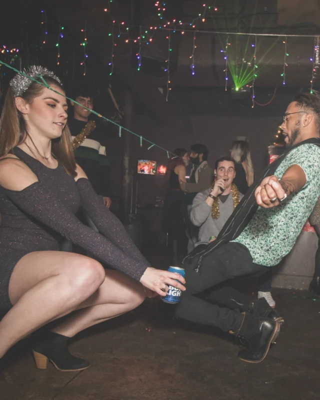 Nonsense Holiday Dance Party Spectacular 2019 at The Basement! Friday December 20, 2019. Santa! Krampus! Kimber! ALL OF THE LIGHTS! Photo by Oh Snap!