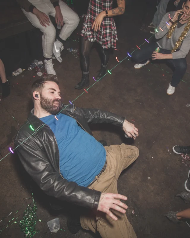 Nonsense Holiday Dance Party Spectacular 2019 at The Basement! Friday December 20, 2019. Santa! Krampus! Kimber! ALL OF THE LIGHTS! Photo by Oh Snap!