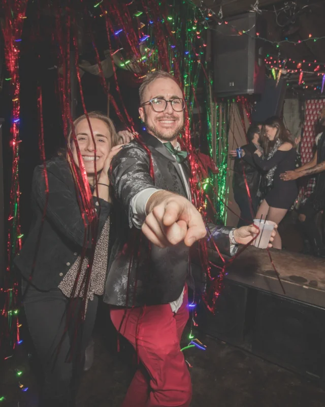 Nonsense Holiday Dance Party Spectacular 2019 at The Basement! Friday December 20, 2019. Santa! Krampus! Kimber! ALL OF THE LIGHTS! Photo by Oh Snap!
