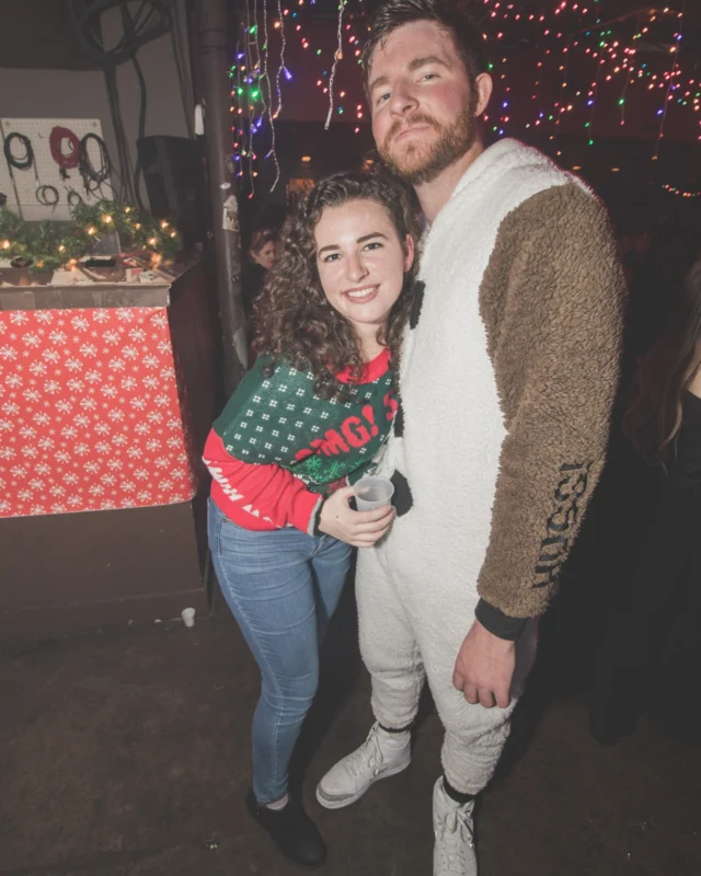 Nonsense Holiday Dance Party Spectacular 2019 at The Basement! Friday December 20, 2019. Santa! Krampus! Kimber! ALL OF THE LIGHTS! Photo by Oh Snap!