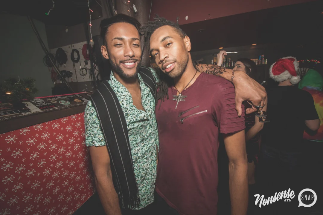 Nonsense Holiday Dance Party Spectacular 2019 at The Basement! Friday December 20, 2019. Santa! Krampus! Kimber! ALL OF THE LIGHTS! Photo by Oh Snap!