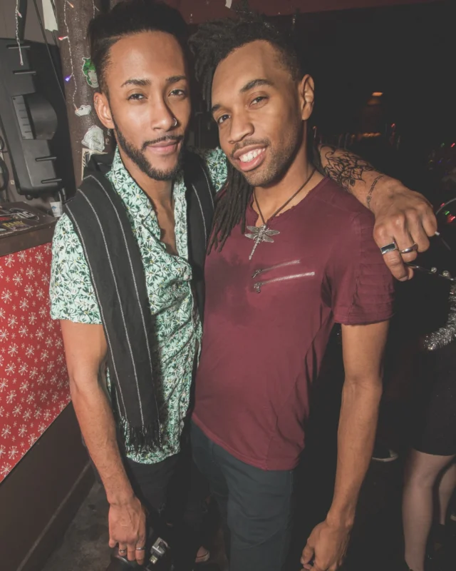 Nonsense Holiday Dance Party Spectacular 2019 at The Basement! Friday December 20, 2019. Santa! Krampus! Kimber! ALL OF THE LIGHTS! Photo by Oh Snap!