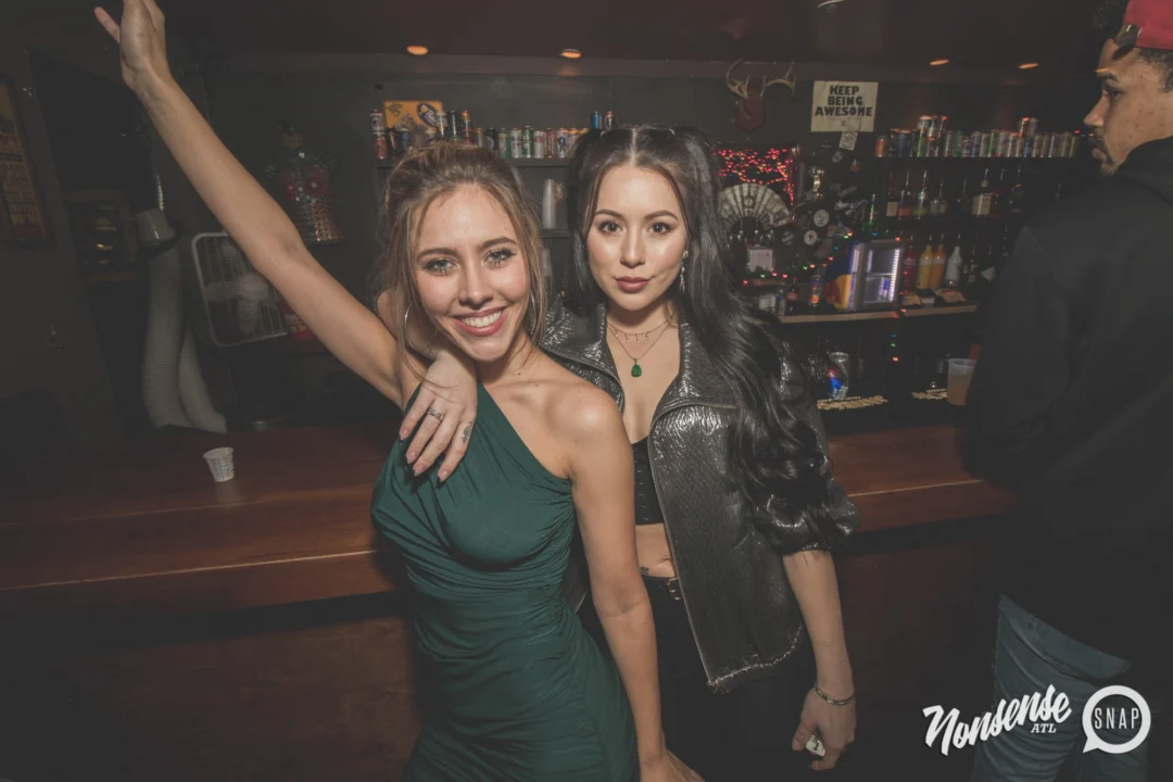 Nonsense Holiday Dance Party Spectacular 2019 at The Basement! Friday December 20, 2019. Santa! Krampus! Kimber! ALL OF THE LIGHTS! Photo by Oh Snap!
