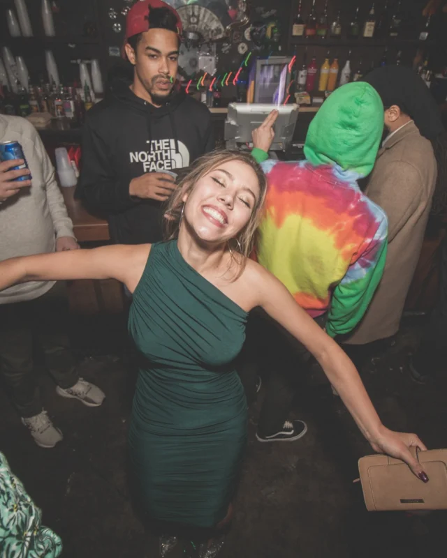 Nonsense Holiday Dance Party Spectacular 2019 at The Basement! Friday December 20, 2019. Santa! Krampus! Kimber! ALL OF THE LIGHTS! Photo by Oh Snap!