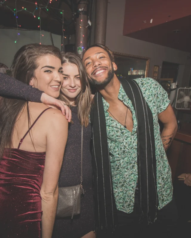 Nonsense Holiday Dance Party Spectacular 2019 at The Basement! Friday December 20, 2019. Santa! Krampus! Kimber! ALL OF THE LIGHTS! Photo by Oh Snap!