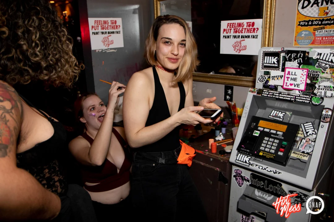 HOT MESS Launch Party at The Basement. Dance. Pop. Euphoria! 3rd Fridays of every month! Kimber was the DJ. Photo by Oh Snap!