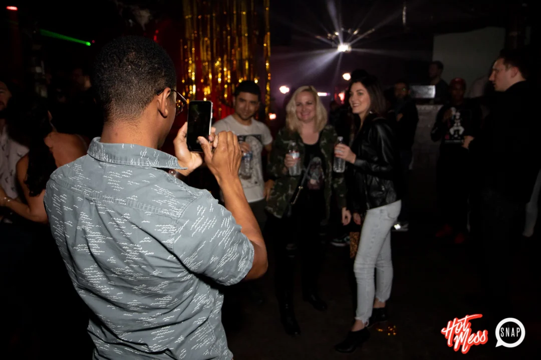 HOT MESS Launch Party at The Basement. Dance. Pop. Euphoria! 3rd Fridays of every month! Kimber was the DJ. Photo by Oh Snap!