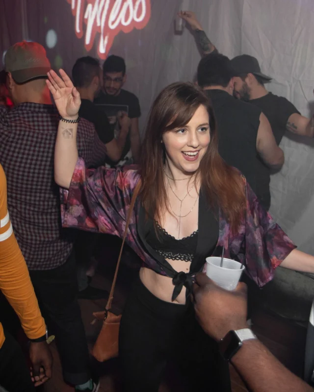 HOT MESS Launch Party at The Basement. Dance. Pop. Euphoria! 3rd Fridays of every month! Kimber was the DJ. Photo by Oh Snap!