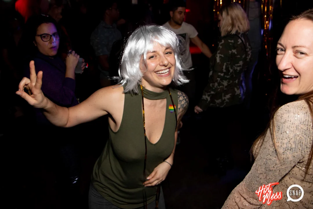 HOT MESS Launch Party at The Basement. Dance. Pop. Euphoria! 3rd Fridays of every month! Kimber was the DJ. Photo by Oh Snap!