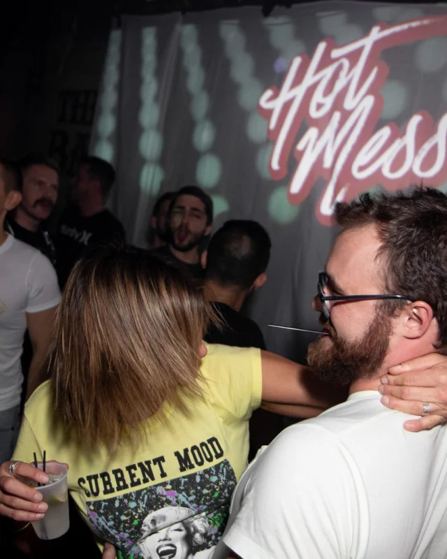 HOT MESS Launch Party at The Basement. Dance. Pop. Euphoria! 3rd Fridays of every month! Kimber was the DJ. Photo by Oh Snap!