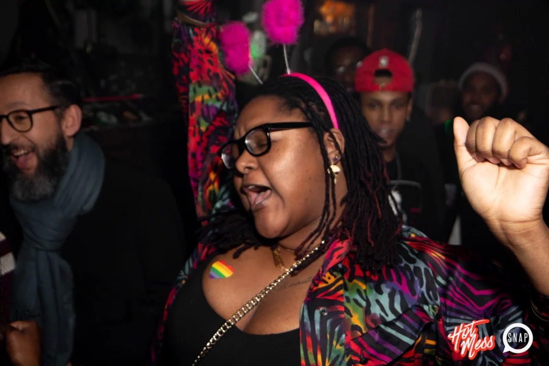 HOT MESS Launch Party at The Basement. Dance. Pop. Euphoria! 3rd Fridays of every month! Kimber was the DJ. Photo by Oh Snap!