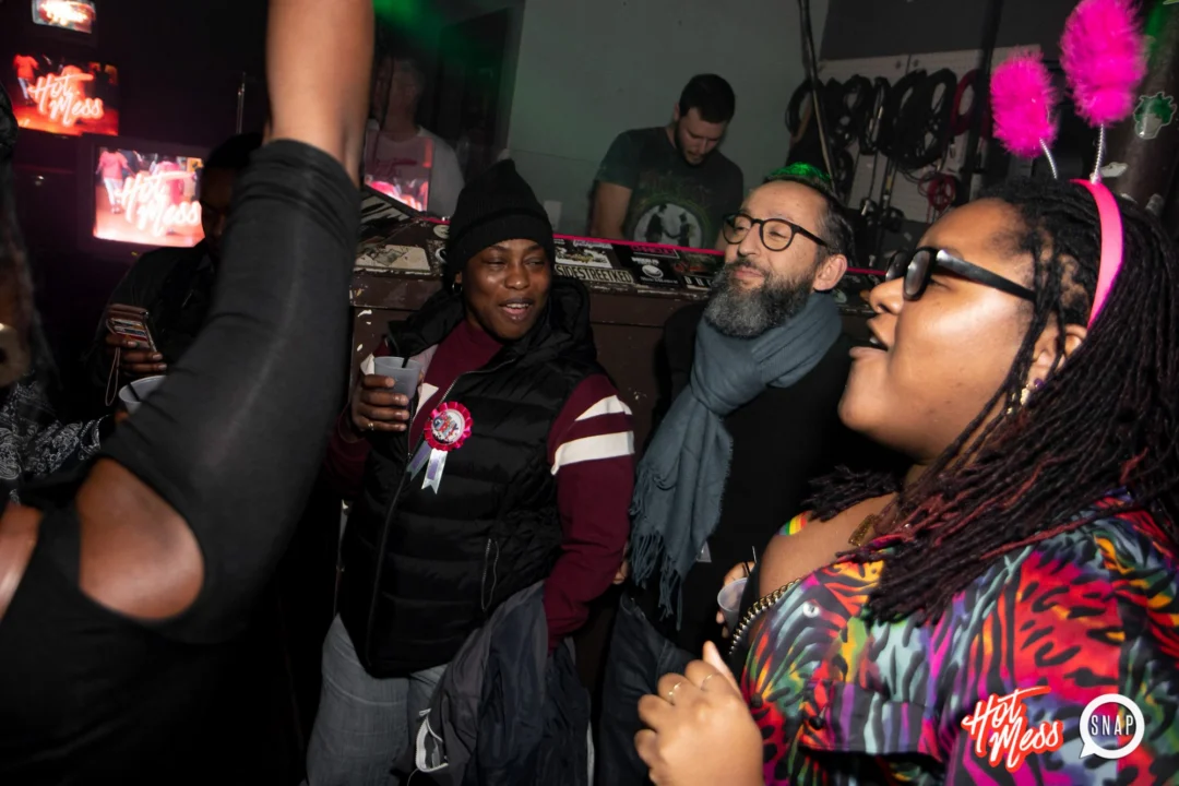 HOT MESS Launch Party at The Basement. Dance. Pop. Euphoria! 3rd Fridays of every month! Kimber was the DJ. Photo by Oh Snap!