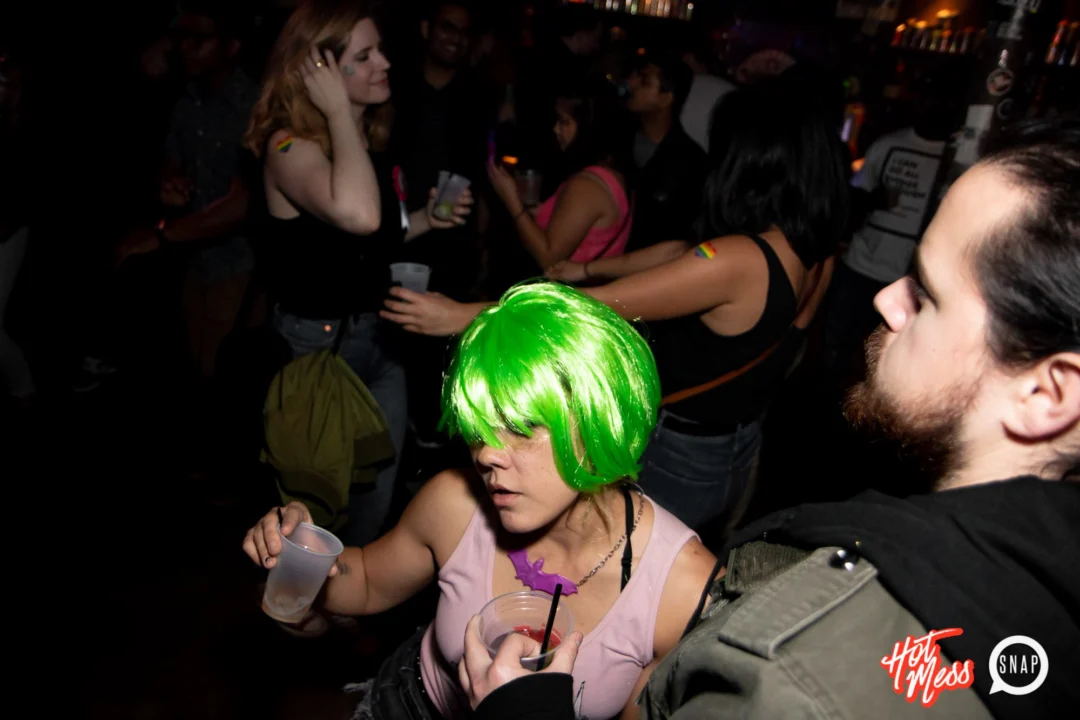 HOT MESS Launch Party at The Basement. Dance. Pop. Euphoria! 3rd Fridays of every month! Kimber was the DJ. Photo by Oh Snap!