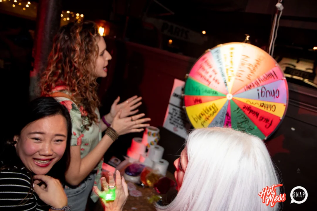 HOT MESS Launch Party at The Basement. Dance. Pop. Euphoria! 3rd Fridays of every month! Kimber was the DJ. Photo by Oh Snap!