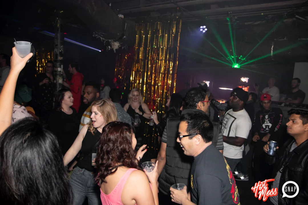 HOT MESS Launch Party at The Basement. Dance. Pop. Euphoria! 3rd Fridays of every month! Kimber was the DJ. Photo by Oh Snap!