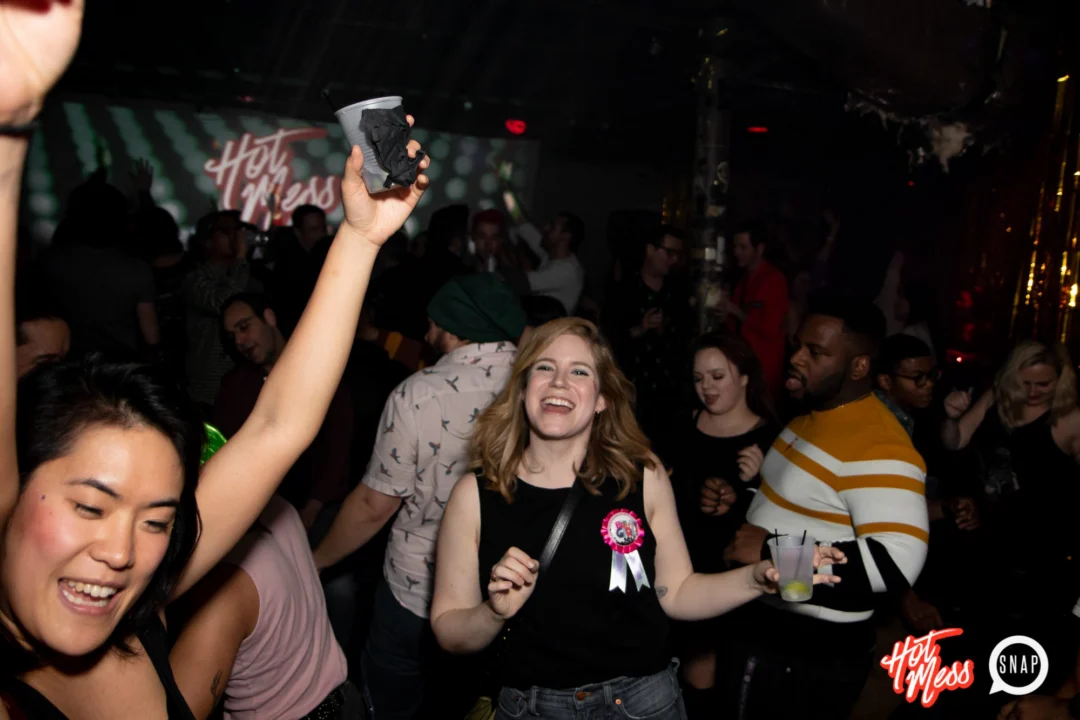 HOT MESS Launch Party at The Basement. Dance. Pop. Euphoria! 3rd Fridays of every month! Kimber was the DJ. Photo by Oh Snap!