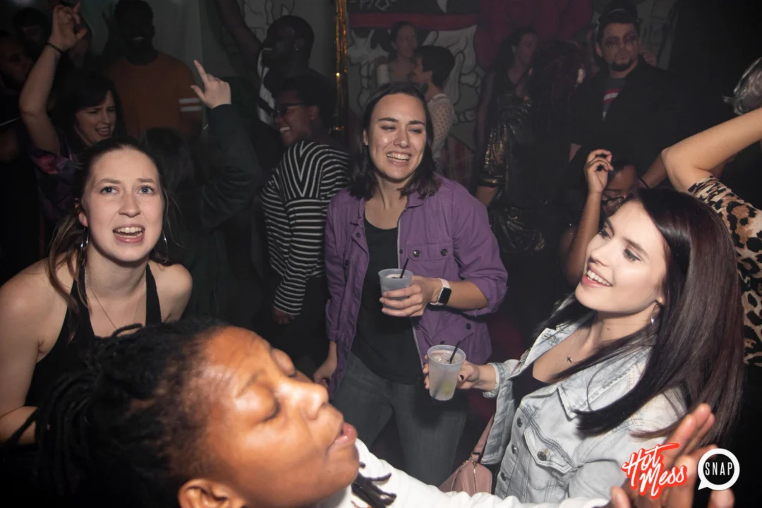 HOT MESS Launch Party at The Basement. Dance. Pop. Euphoria! 3rd Fridays of every month! Kimber was the DJ. Photo by Oh Snap!
