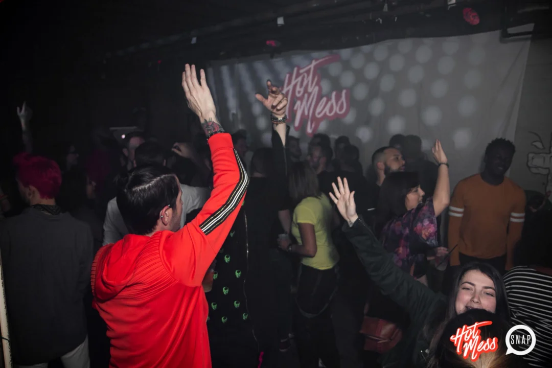 HOT MESS Launch Party at The Basement. Dance. Pop. Euphoria! 3rd Fridays of every month! Kimber was the DJ. Photo by Oh Snap!