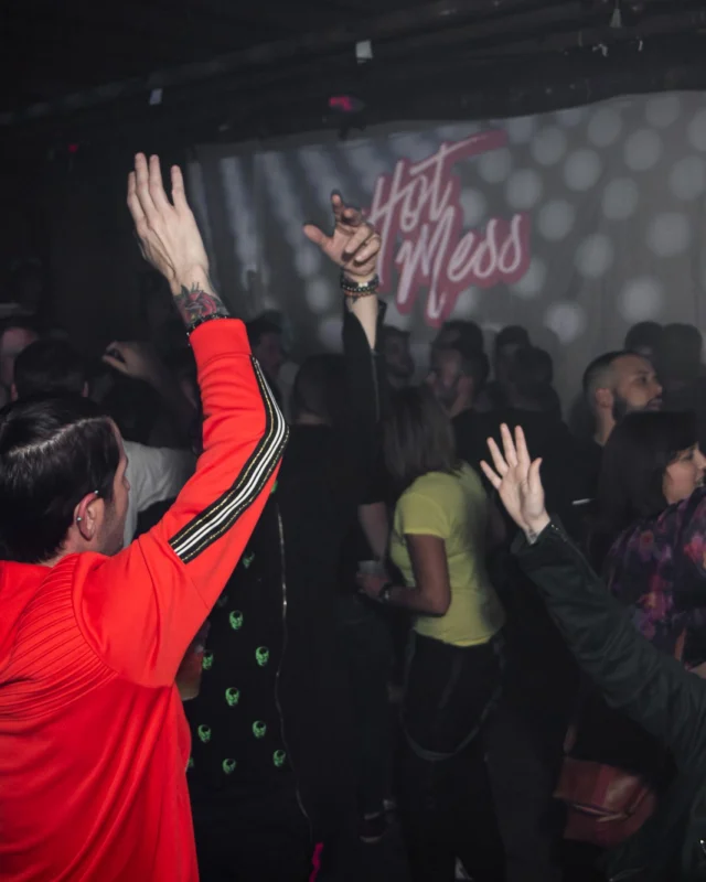 HOT MESS Launch Party at The Basement. Dance. Pop. Euphoria! 3rd Fridays of every month! Kimber was the DJ. Photo by Oh Snap!
