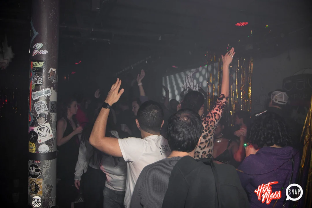 HOT MESS Launch Party at The Basement. Dance. Pop. Euphoria! 3rd Fridays of every month! Kimber was the DJ. Photo by Oh Snap!