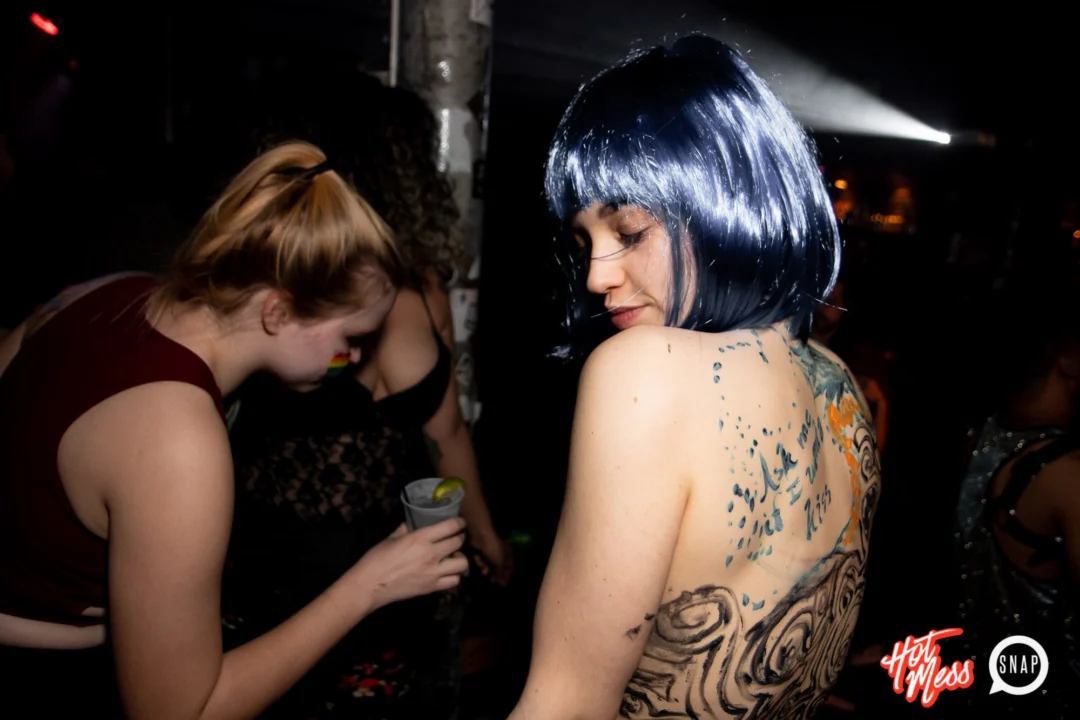 HOT MESS Launch Party at The Basement. Dance. Pop. Euphoria! 3rd Fridays of every month! Kimber was the DJ. Photo by Oh Snap!