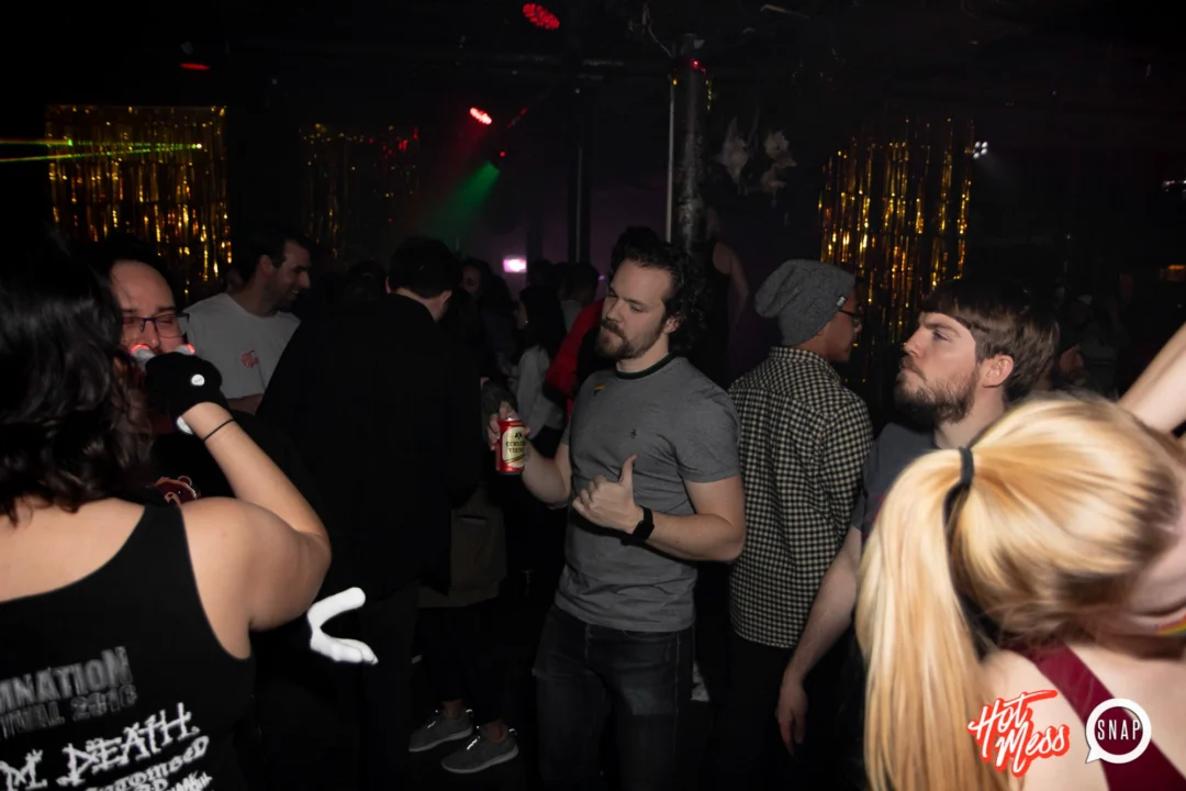 HOT MESS Launch Party at The Basement. Dance. Pop. Euphoria! 3rd Fridays of every month! Kimber was the DJ. Photo by Oh Snap!